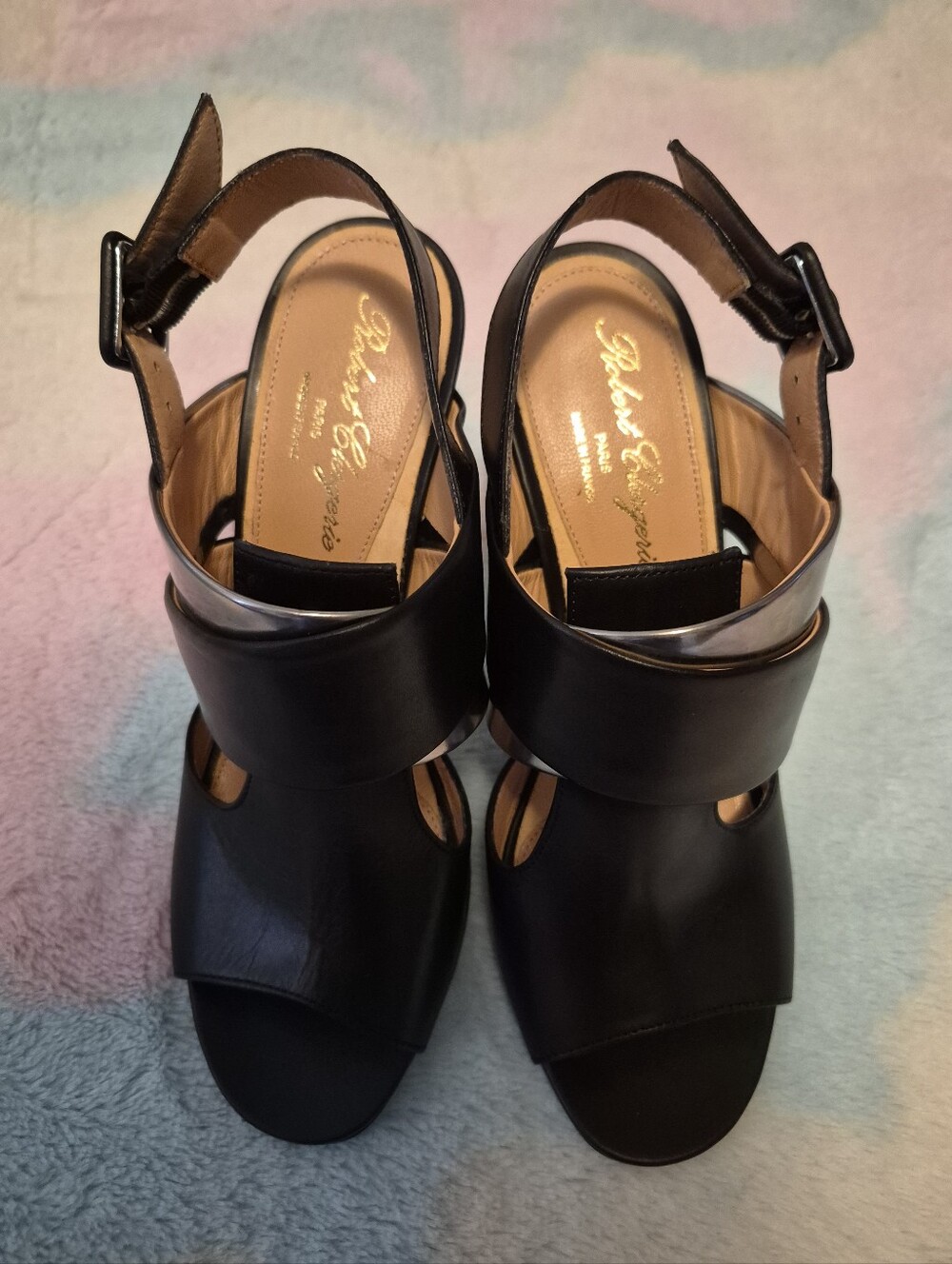 Vintage Robert Clergerie Leather High Heel Shoes - Picture 5 of 9